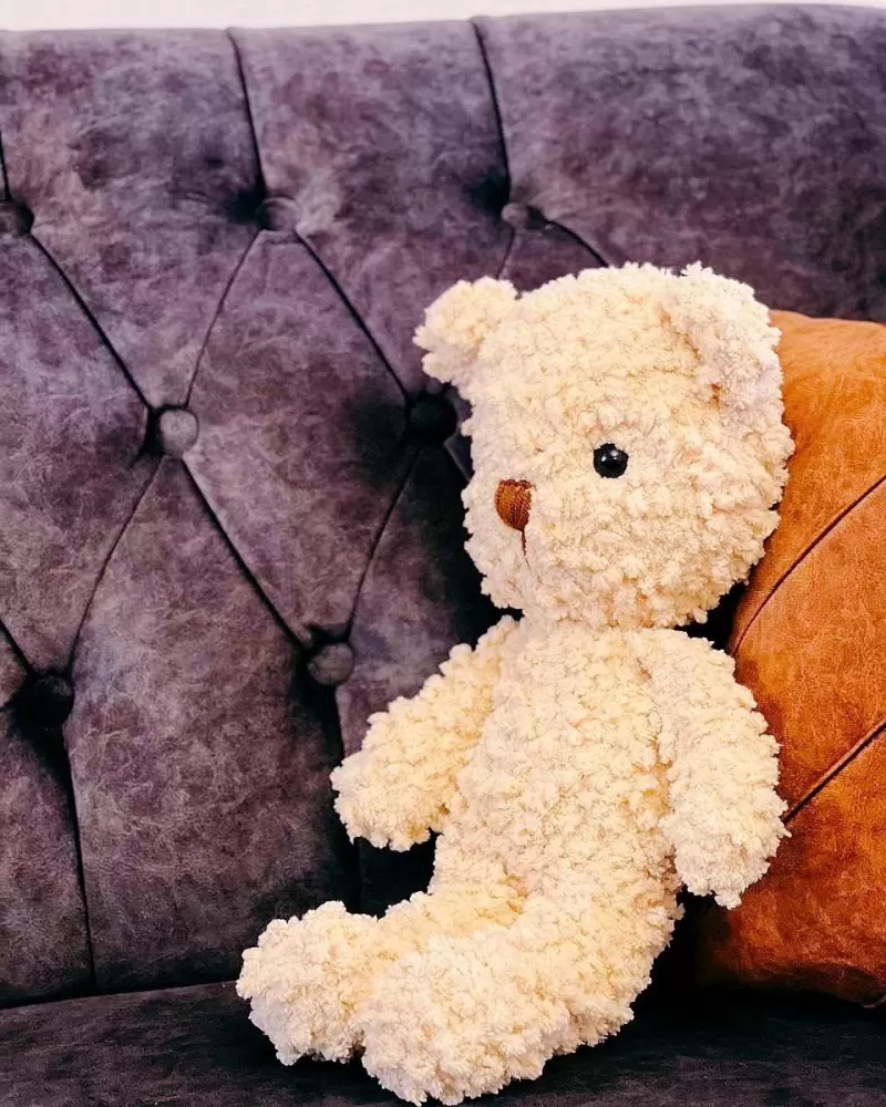 خرس بافتنی ساده